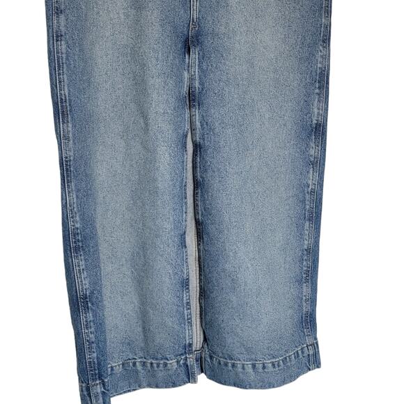 DL 1961 Asra Long Jran Skirt Blue Size 28 with front Slit - Picture 4 of 12